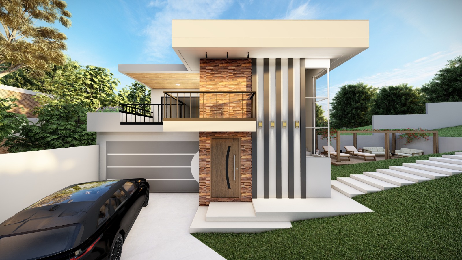 Projeto residencial moderno